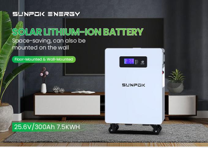 2025 ดีไซน์ใหม่ แบตเตอรี่ 7.5Kwh แบตเตอรี่ 24V 300 แบตเตอรี่ ไลธิโอน 300Ah แบตเตอรี่ ไลธิโอน 300Ah ระบบเก็บพลังงานแสงอาทิตย์ 0