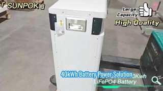 แบตเตอรี่ LifePo4 51.2V 800Ah 40kwh